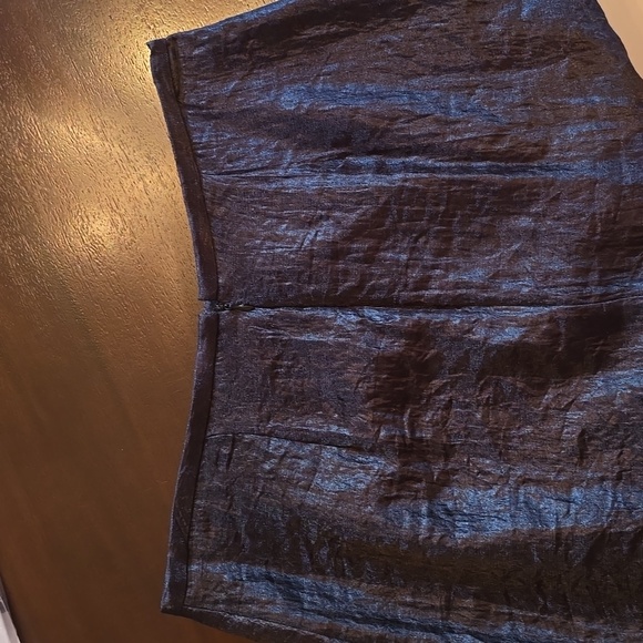 Skirt: After 5, dressy, Black crinkle texture, flare bottom, dressy #10 - Picture 3 of 6